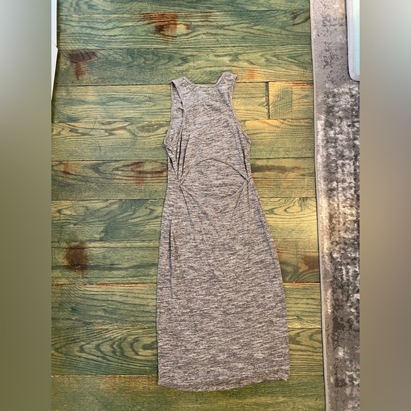 American Eagle Outfitters grey heather cut out dress size S - Picture 2 of 4